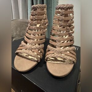 INC International Concepts Braided Tan Women's Sandals